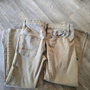 NEW- 2 PAIRS- cat ans jack khaki pants